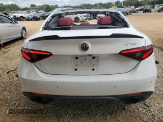 2019 Alfa Romeo Giulia Ti Sport with VIN ZARFAMBN3K7615486, listed as a Copart auction lot 73478434 with 71,128 mi miles and Salvage Title. Bid and sale history available at carsss.com. Image 6.