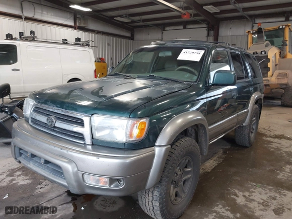 1999 Toyota 4Runner Limited with VIN JT3HN87R0X9020525, listed as a IAAI auction lot 41720758 with 325,761 mi miles. Bid and sale history available at carsss.com. Image 19.
