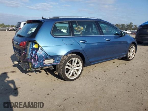 2017 Volkswagen Golf SportWagen S with VIN 3VWC17AU1HM543092, listed as a Copart auction lot 73727304 with 78,654 mi miles and Salvage Title. Bid and sale history available at carsss.com. Image 3.
