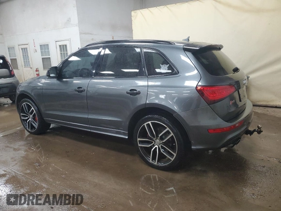 2017 Audi SQ5 Prestige with VIN WA1VCAFP4HA040430, listed as a Copart auction lot 55675354 with 153,393 mi miles and Clean title. Bid and sale history available at DreamBid. Image 2.
