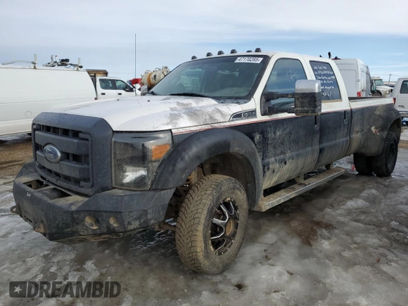 2012 Ford F-450 XL with VIN 1FT8W4DT6CEA71000, listed as a Copart auction lot 47170285 with 425,452 mi miles and Salvage title. Bid and sale history available at DreamBid. Image 1.