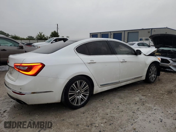 2016 Kia Cadenza Premium with VIN KNALN4D76G5217981, listed as a Copart auction lot 69538064 with 154,305 mi miles and Salvage Title. Bid and sale history available at carsss.com. Image 3.