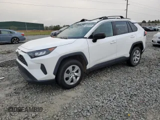 2020 Toyota RAV4 LE with VIN 2T3H1RFV7LC077957, listed as a Copart auction lot 49574275 with 56,650 mi miles and Salvage Title. Bid and sale history available at carsss.com. Image 1.
