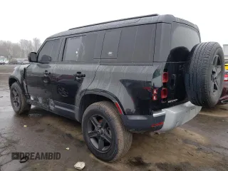 2022 Land Rover Defender S with VIN SALEJ7RX9N2087686, listed as a Copart auction lot 48174655 with 61,484 mi miles and Salvage title. Bid and sale history available at DreamBid. Image 2.