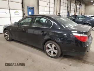 2007 BMW 5 Series 530xi with VIN WBANF73537CU22743, listed as a Copart auction lot 51492785 with 169,366 mi miles and Non Repairable. Bid and sale history available at carsss.com. Image 2.