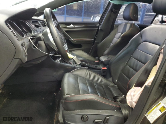 2016 Volkswagen Golf GTI S w/Performance Pkg with VIN 3VW447AU1GM028961, listed as a Copart auction lot 44568975 with 38,400 mi miles and Salvage Title. Bid and sale history available at carsss.com. Image 7.