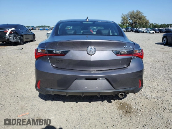 2021 Acura ILX Premium with VIN 19UDE2F70MA007017, listed as a Copart auction lot 53136705 with 26,807 mi miles and Salvage title. Bid and sale history available at DreamBid. Image 6.