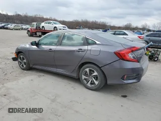 2020 Honda Civic Sedan LX with VIN 19XFC2F68LE215226, listed as a Copart auction lot 50293485 with 57,763 mi miles and Salvage Title. Bid and sale history available at carsss.com. Image 2.