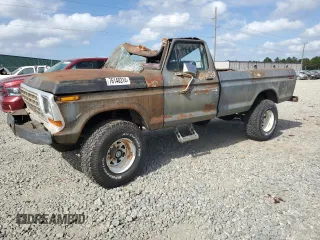 1979 Ford F-150 с VIN F26SUFC4918, выставлен на аукционе Copart как лот 76140314 с пробегом 84 607 миль миль и Списание • Salvage title. История ставок и продаж доступна на DreamBid. Изображение 1.