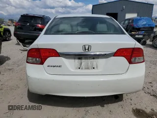 2010 Honda Civic LX with VIN 19XFA1F53AE061741, listed as a Copart auction lot 54627295 with 237,104 mi miles and Salvage Title. Bid and sale history available at DreamBid. Image 6.