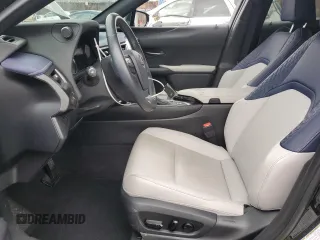 2021 Lexus UX 250h with VIN JTHX9JBH0M2045963, listed as a Copart auction lot 55474635 with 28,695 mi miles and Salvage title. Bid and sale history available at DreamBid. Image 7.