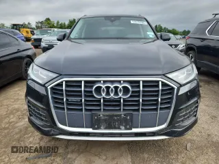 2021 Audi Q7 Premium with VIN WA1AJAF72MD015202, listed as a Copart auction lot 63579785 with 26,564 mi miles and Salvage title. Bid and sale history available at DreamBid. Image 5.