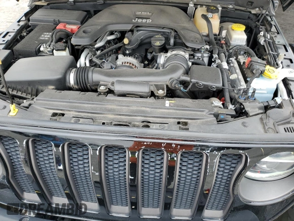 2018 Jeep Wrangler Unlimited Rubicon with VIN 1C4HJXFG4JW266438, listed as a Copart auction lot 50940075 with 75,175 mi miles and Salvage title. Bid and sale history available at DreamBid. Image 11.
