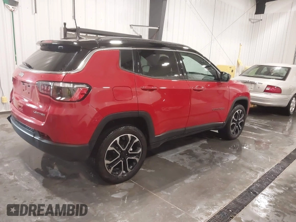 2024 Jeep Compass Limited with VIN 3C4NJDCN7RT584849, listed as a IAAI auction lot 41545117 with 12,411 mi miles and . Bid and sale history available at DreamBid. Image 4.