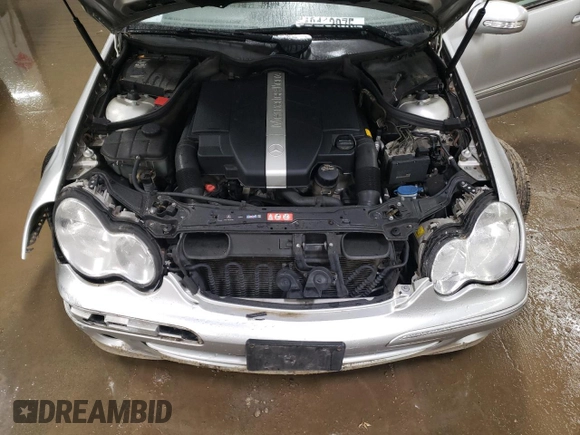 2005 Mercedes-Benz C 240 with VIN WDBRF81J65F678895, listed as a Copart auction lot 48112075 with 71,060 mi miles and Salvage Title. Bid and sale history available at DreamBid. Image 11.