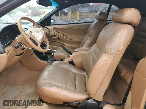 1998 Ford Mustang GT with VIN 1FAFP45X5WF276463, listed as a Copart auction lot 47502755 with 97,931 mi miles and Salvage Title. Bid and sale history available at carsss.com. Image 7.
