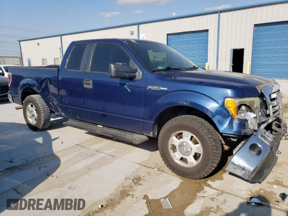 2012 Ford F-150 XL with VIN 1FTEX1CM7CFA40227, listed as a Copart auction lot 53335815 with 150,742 mi miles and Salvage Title. Bid and sale history available at DreamBid. Image 4.