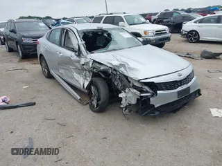 2019 Kia Optima LX with VIN 5XXGT4L38KG330893, listed as a IAAI auction lot 42365887 with 114,368 mi miles and . Bid and sale history available at DreamBid. Image 1.