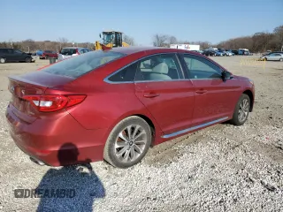 2015 Hyundai Sonata 2.4L Sport with VIN 5NPE34AF2FH060879, listed as a Copart auction lot 49046405 with 104,583 mi miles and Salvage Title. Bid and sale history available at carsss.com. Image 3.