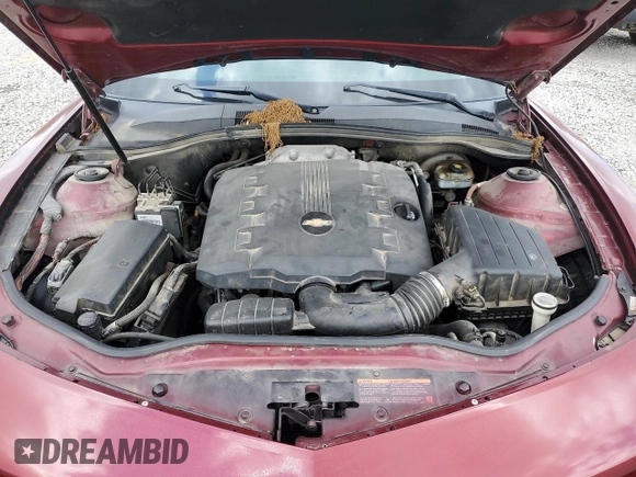 2010 Chevrolet Camaro 2LT with VIN 2G1FC1EV7A9117084, listed as a Copart auction lot 55469015 with 176,936 mi miles and Salvage title. Bid and sale history available at DreamBid. Image 11.