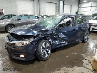 2018 Honda Civic Sedan EX-L with VIN JHMFC1F7XJX012286, listed as a Copart auction lot 48681355 with 48,570 mi miles and Salvage Title. Bid and sale history available at carsss.com. Image 1.