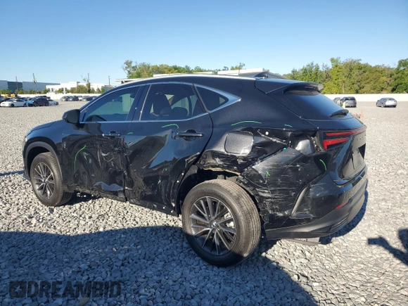 2025 Lexus NX with VIN 2T2ADCAZ0SC017635, listed as a Copart auction lot 49230415 with 6,900 mi miles and Salvage Title. Bid and sale history available at carsss.com. Image 2.