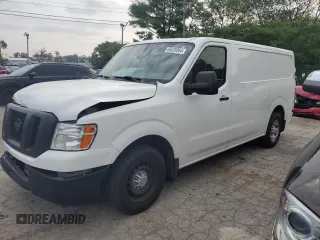 2019 Nissan NV Cargo SV with VIN 1N6BF0KM1KN801028, listed as a Copart auction lot 77046294 with 220,956 mi miles and Salvage Title. Bid and sale history available at carsss.com. Image 1.