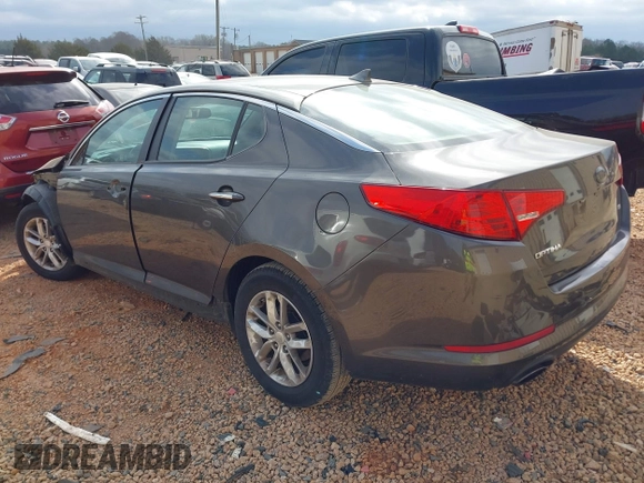2013 Kia Optima LX with VIN 5XXGM4A76DG156179, listed as a IAAI auction lot 41829910 with 125,968 mi miles. Bid and sale history available at carsss.com. Image 3.