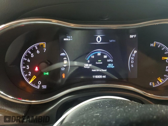 2014 Jeep Grand Cherokee Laredo with VIN 1C4RJFAGXEC333265, listed as a Copart auction lot 55746305 with 119,309 mi miles and Salvage Title. Bid and sale history available at DreamBid. Image 9.