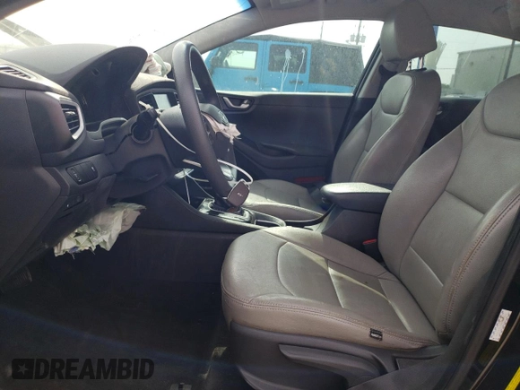 2017 Hyundai Ioniq Blue z VIN KMHC65LC5HU043652, wystawiony jako Copart lot #56003025 z przebiegiem Nie podano mil oraz Szkoda całkowita • Salvage title. Historia ofert i sprzedaży dostępna na DreamBid. Obrazek 7.