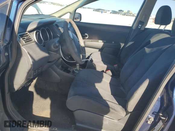 2009 Nissan Versa 1.8 S with VIN 3N1BC11EX9L392360, listed as a Copart auction lot 86980964 with 0 mi miles and Salvage Title. Bid and sale history available at carsss.com. Image 7.