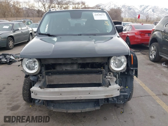 2017 Jeep Renegade Latitude with VIN ZACCJBBB8HPE73414, listed as a IAAI auction lot 41830671 with 105,227 mi miles. Bid and sale history available at carsss.com. Image 13.