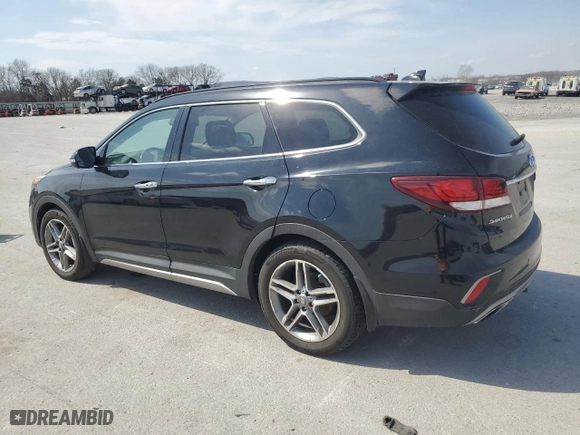2017 Hyundai Santa Fe Limited Ultimate with VIN KM8SRDHF2HU247230, listed as a Copart auction lot 49031275 with 117,115 mi miles and Salvage Title. Bid and sale history available at carsss.com. Image 2.