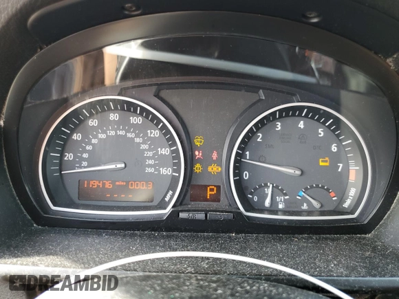 2010 BMW X3 xDrive30i with VIN WBXPC9C41AWJ38091, listed as a Copart auction lot 48429105 with 119,476 mi miles and Salvage Title. Bid and sale history available at carsss.com. Image 9.