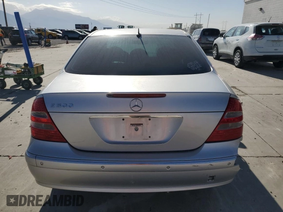 2003 Mercedes-Benz E-Class 5.0L with VIN WDBUF70J53A184754, listed as a Copart auction lot 76954174 with 0 mi miles and Clean Title. Bid and sale history available at carsss.com. Image 6.