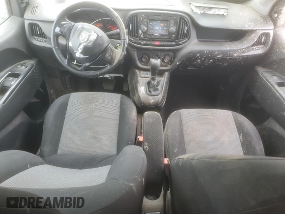 2017 Ram ProMaster City Cargo Tradesman with VIN ZFBERFAB0H6E22587, listed as a Copart auction lot 60967655 with 105,237 mi miles and Salvage title. Bid and sale history available at DreamBid. Image 8.
