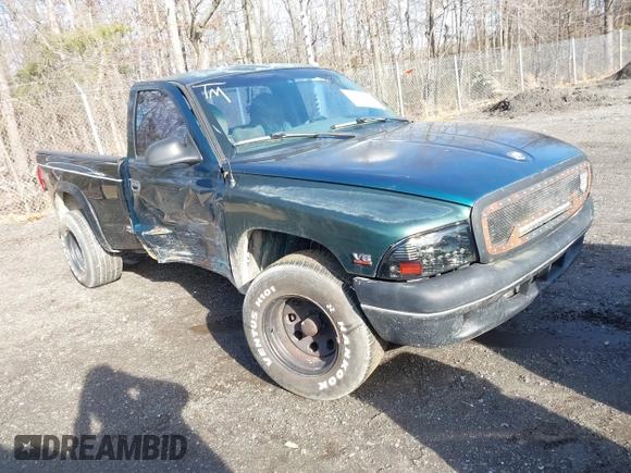 1999 Dodge Dakota SLT with VIN 1B7FL26X0XS208461, listed as a IAAI auction lot 41492338 with 185,400 mi miles. Bid and sale history available at carsss.com. Image 1.