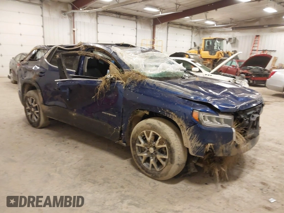 2023 GMC Acadia SLT with VIN 1GKKNULS3PZ232990, listed as a IAAI auction lot 41209833 with 12,105 mi miles and . Bid and sale history available at DreamBid. Image 1.