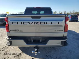 2024 Chevrolet Silverado 1500 Custom with VIN 1GCPABEK2RZ102085, listed as a Copart auction lot 87700835 with 31,311 mi miles and Salvage Title. Bid and sale history available at DreamBid. Image 6.