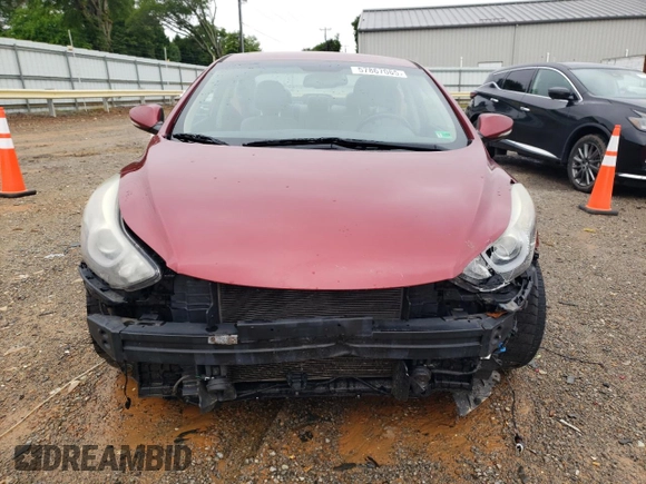 2016 Hyundai Elantra SE with VIN 5NPDH4AE9GH655458, listed as a Copart auction lot 57867065 with 105,358 mi miles and Salvage title. Bid and sale history available at DreamBid. Image 5.