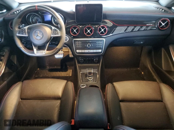 2017 Mercedes-Benz CLA 45 AMG with VIN WDDSJ5CB1HN453354, listed as a Copart auction lot 80338774 with 29,591 mi miles and Salvage Title. Bid and sale history available at DreamBid. Image 8.