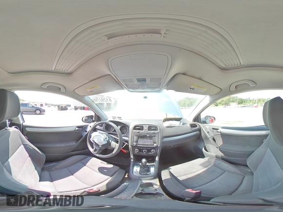 2012 Volkswagen Golf w/Conv & Sunroof with VIN WVWBB7AJ3CW139964, listed as a Copart auction lot 61298795 with 128,891 mi miles and Salvage title. Bid and sale history available at DreamBid. Image 14.