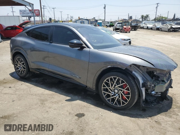 2023 Ford Mustang Mach-E GT with VIN 3FMTK4SX4PMA60438, listed as a Copart auction lot 60893185 with 18,278 mi miles and Salvage title. Bid and sale history available at DreamBid. Image 4.