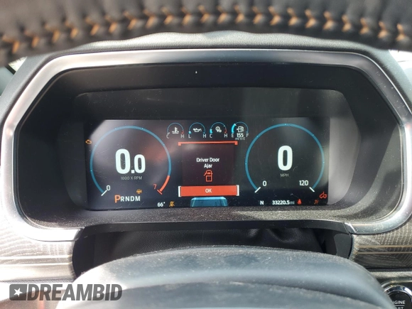 2022 Ford F-150 XL with VIN 1FTFW1ED6NFA25581, listed as a Copart auction lot 51600655 with 33,220 mi miles and Salvage Title. Bid and sale history available at DreamBid. Image 9.
