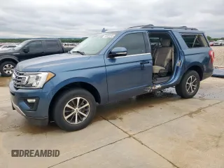 2018 Ford Expedition Max XLT with VIN 1FMJK1HT2JEA22052, listed as a Copart auction lot 55932245 with 95,899 mi miles and Salvage title. Bid and sale history available at DreamBid. Image 1.