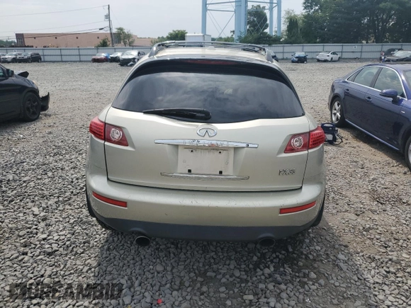 2007 Infiniti FX with VIN JNRAS08W37X203103, listed as a Copart auction lot 64521224 with 124,227 mi miles and Salvage title. Bid and sale history available at DreamBid. Image 6.
