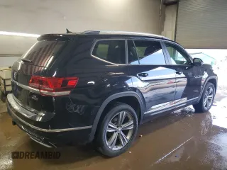2019 Volkswagen Atlas SEL R-Line with VIN 1V2RR2CA6KC564779, listed as a Copart auction lot 52622765 with 52,615 mi miles and Salvage title. Bid and sale history available at DreamBid. Image 3.