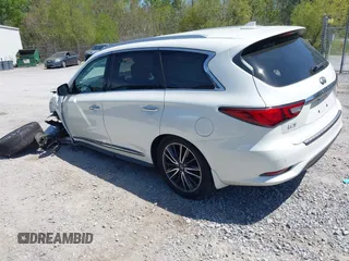 2018 Infiniti QX60 with VIN 5N1DL0MN2JC525197, listed as a IAAI auction lot 41878972 with 181,134 mi miles. Bid and sale history available at carsss.com. Image 3.