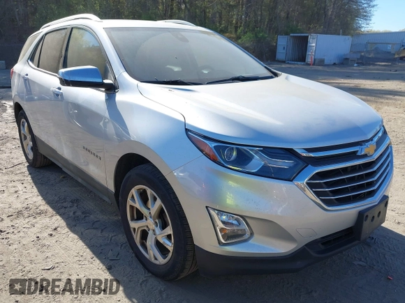 2018 Chevrolet Equinox Premier with VIN 3GNAXVEV4JS598239, listed as a IAAI auction lot 42112886 with 142,093 mi miles and . Bid and sale history available at DreamBid. Image 1.