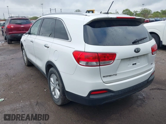 2016 Kia Sorento LX with VIN 5XYPG4A37GG174923, listed as a IAAI auction lot 42180134 with 101,436 mi miles and . Bid and sale history available at carsss.com. Image 3.